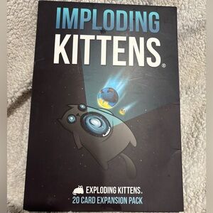 Imploding Kittens Expansion Pack Ages 7+Exploding Kittens Original Game Required
